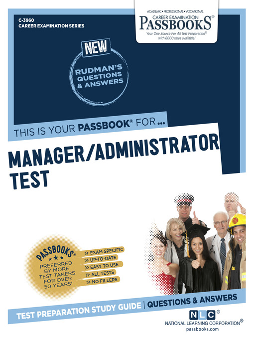 Title details for Manager/Administrator Test by National Learning Corporation - Available